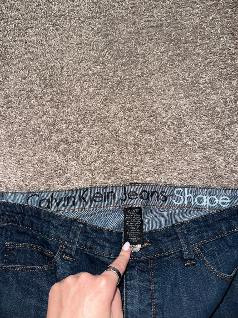 Calvin Klein Indigo Shape Women's Jeggings